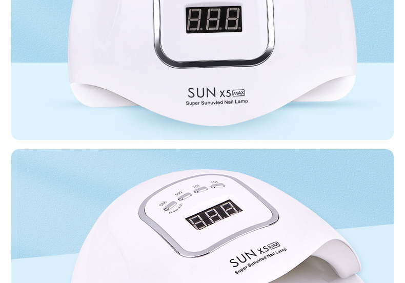 跨境美甲机光疗灯150W指甲烤灯烘干机甲油胶速干led美甲灯X5MAX详情10