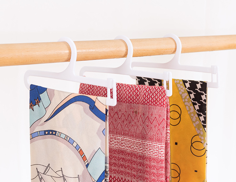 Plastic hook multi-functional storage and hanging pants wonder, small snap-on sock rack, silk scarf rack, pantyhose rack pic 8