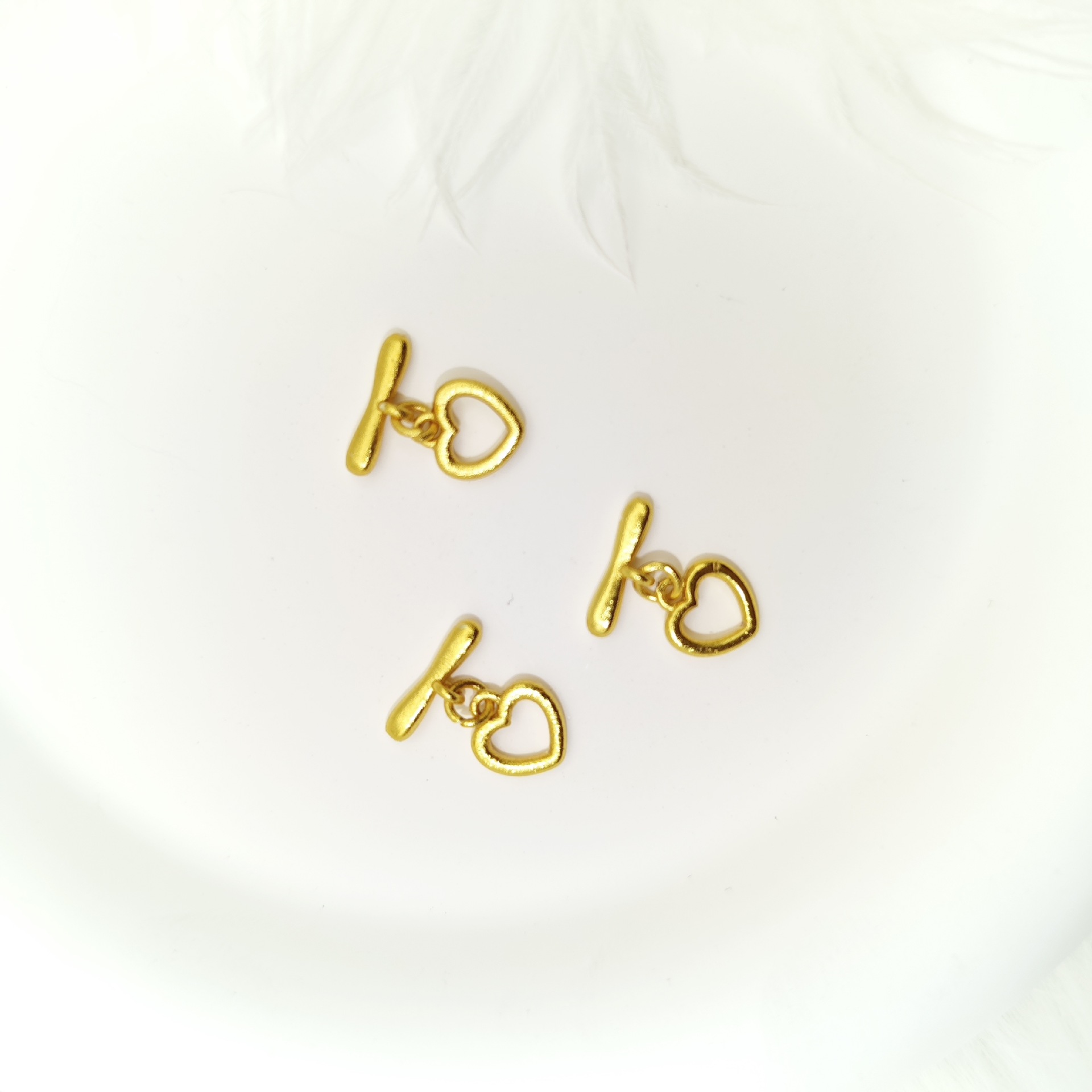 Color-preserving pure copper plated with ancient gold OT clasp necklace, bracelet, and end connection clasp diy accessory factory pic 8