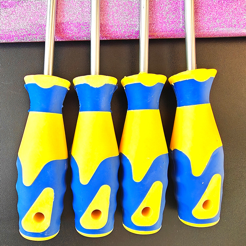 【 Packaging Area 】 4-inch Blue Huangbing screwdriver 450 yuan per piece. 4-inch blue Huangbing screwdriver, flat-head cross-shaped plum blossom screwdriver handle, anti-slip screwdriver, wholesale for 2 yuan pic 4