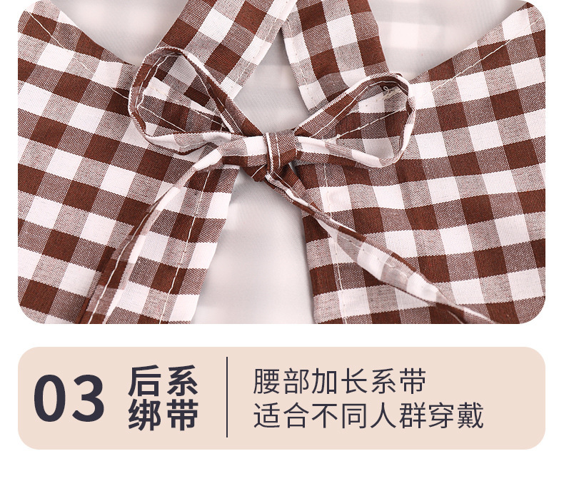 【 Chi Jia 】 Country-style waterproof apron, breathable for home use, wear-resistant, dirt-resistant, stain-resistant and oil-resistant pic 8
