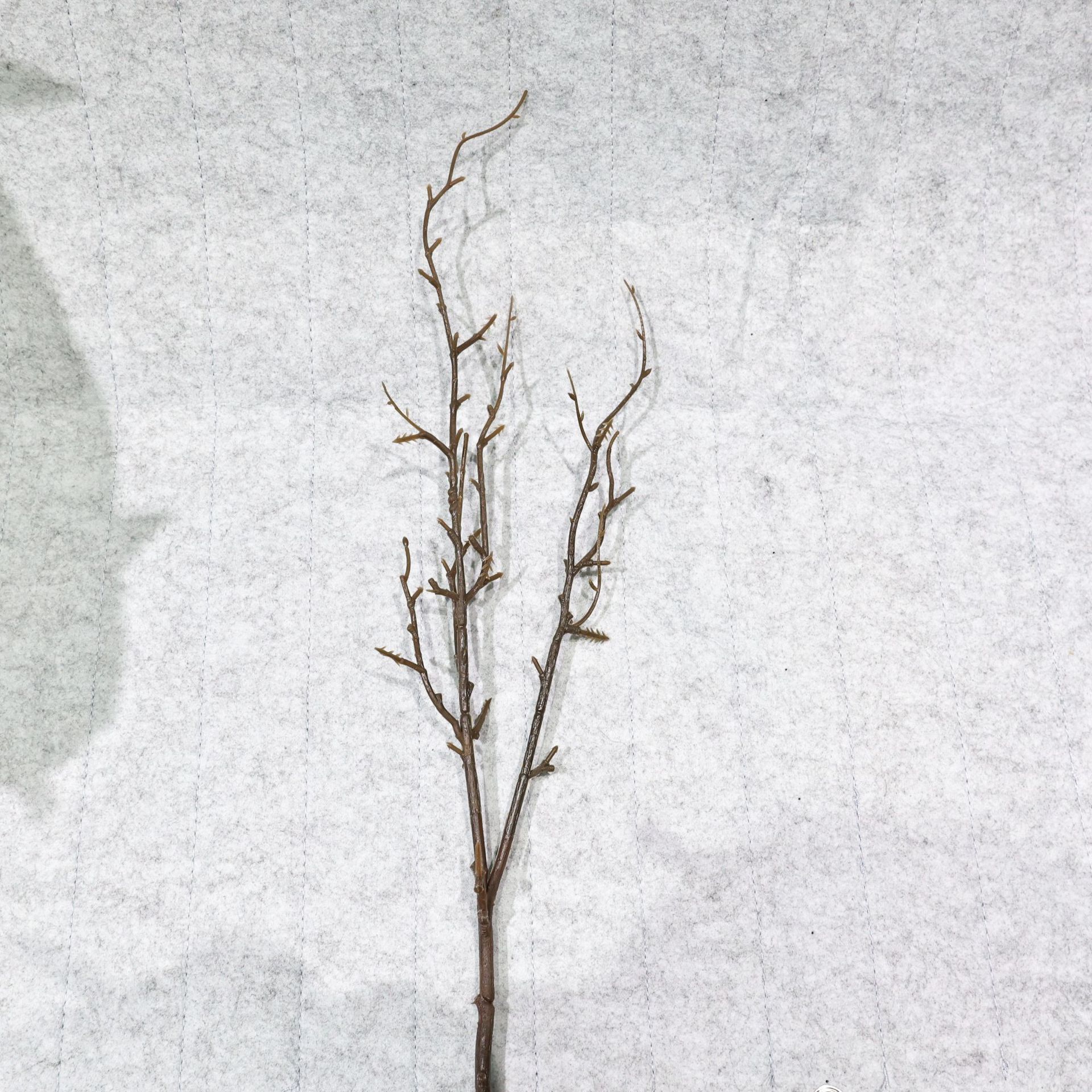 仿真柿子石榴枝花枝杆塑料铁丝多功能客厅插花装饰拍摄摆件办公文化园艺仿真树叶详情6