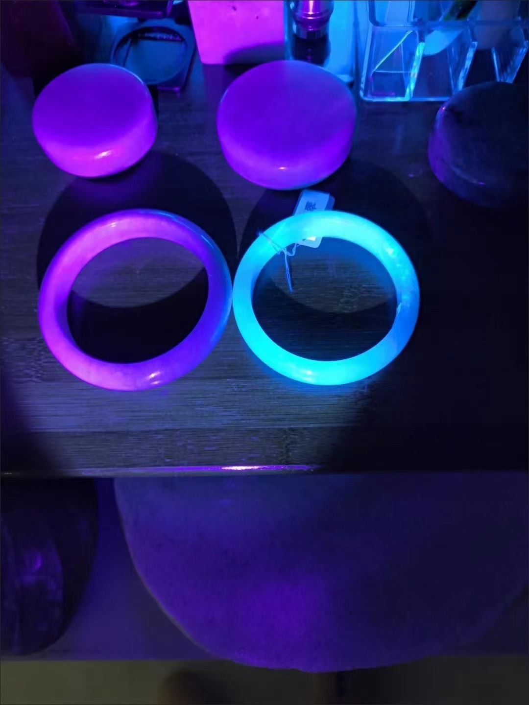 USB直充白黄蓝紫四光源强光手电筒紫光灯检测防伪固化蓝光夜钓灯详情12