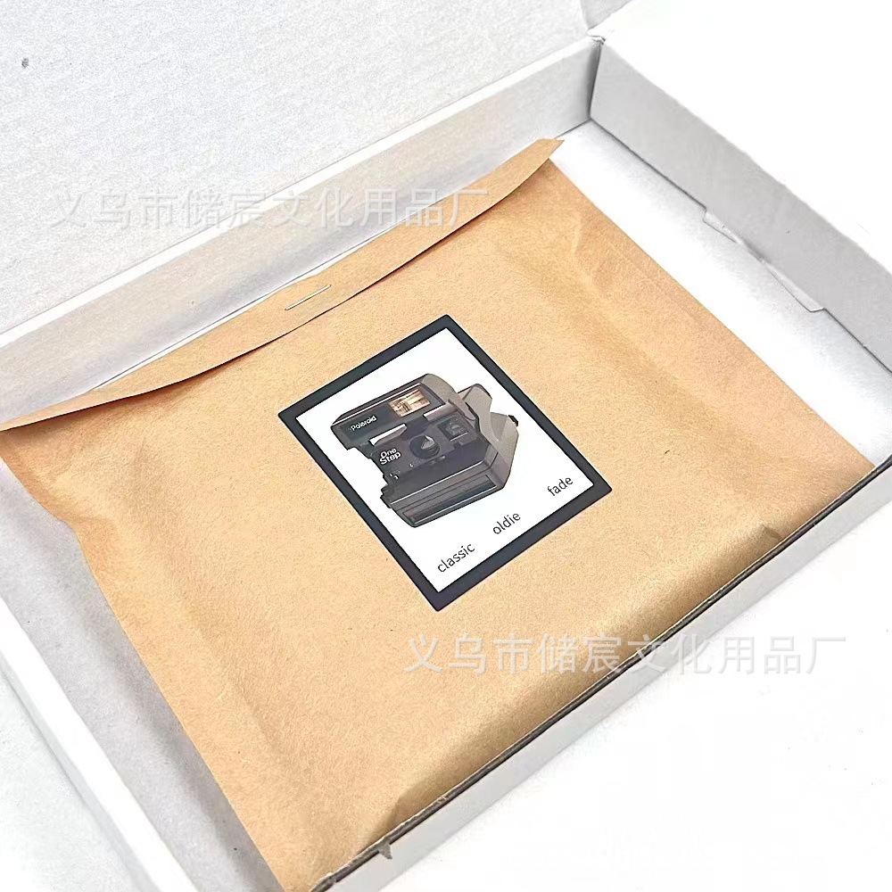 Ins-style blank kraft paper bags, card packaging materials, small card sleeves, notebook materials packaging, gift packaging bags pic 6