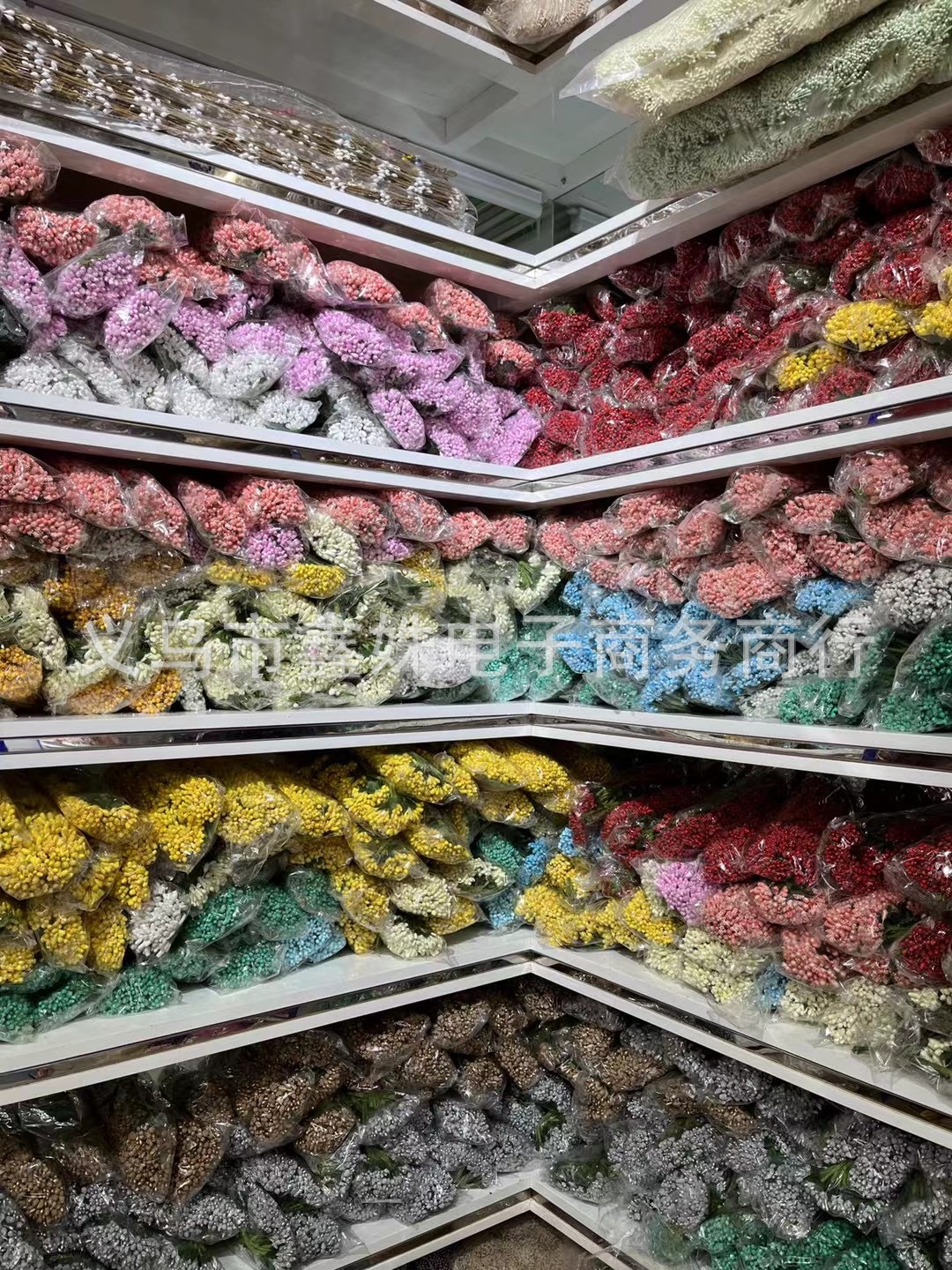 A complete package of 144 artificial flower bouquets and garlands with leaves for the Xitang box accessories pic 19