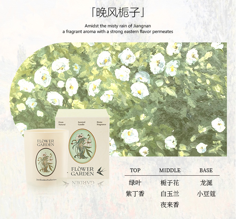 香圣法式香薰蜡烛礼盒创意室内香氛高级熏香蜡烛摆件女生礼品批发详情17