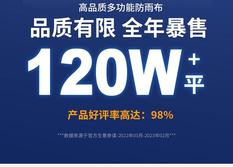 银咖140g加厚双面防水防晒遮阳布户外隔热顶棚苫布货车塑料防雨布详情9