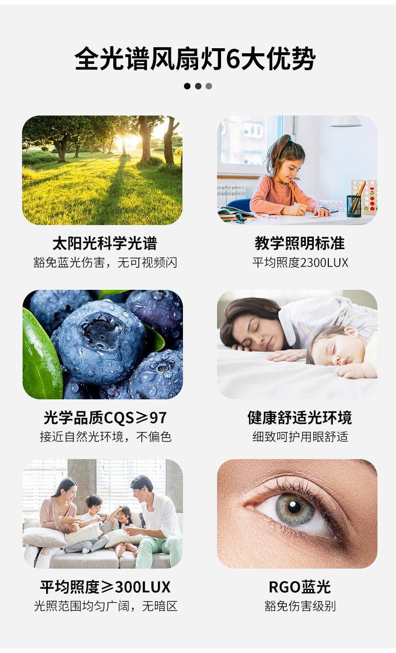 新款隐形吊扇灯餐厅客厅风扇灯家用变频吸顶电扇灯48寸大风力灯具详情6