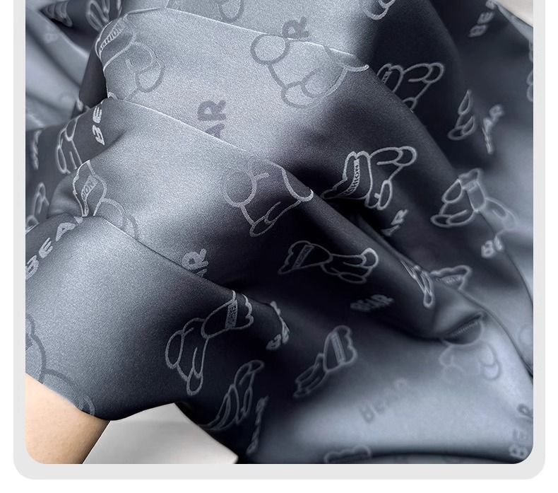 睡衣男士夏季薄款冰丝长裤短袖三件套新款大码家居服丝绸套装礼物详情8