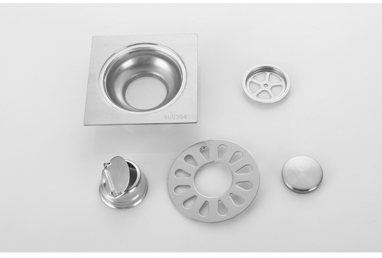 304 stainless steel sanitary floor drain, sewer, bathroom, washing machine floor drain cover, anti-odor wonder pic 20