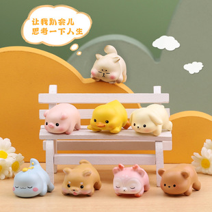 Cute and adorable zodiac sign PAI crystal blind box, trendy toys, home and office decorations, desktop ornaments pic 8
