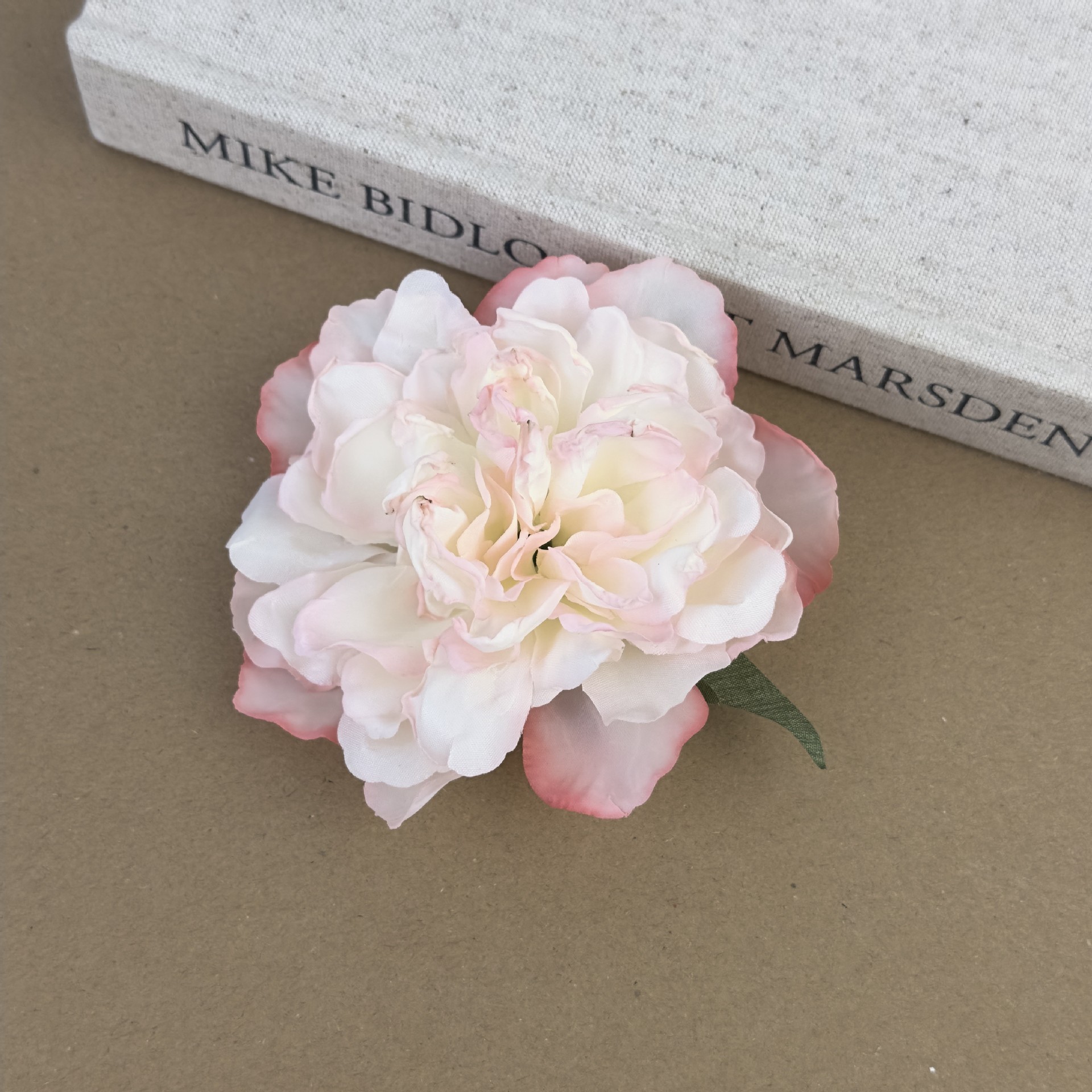 牡丹花发夹~大号度假风凹造型拍照花朵侧边夹发饰春季新款头饰女详情12