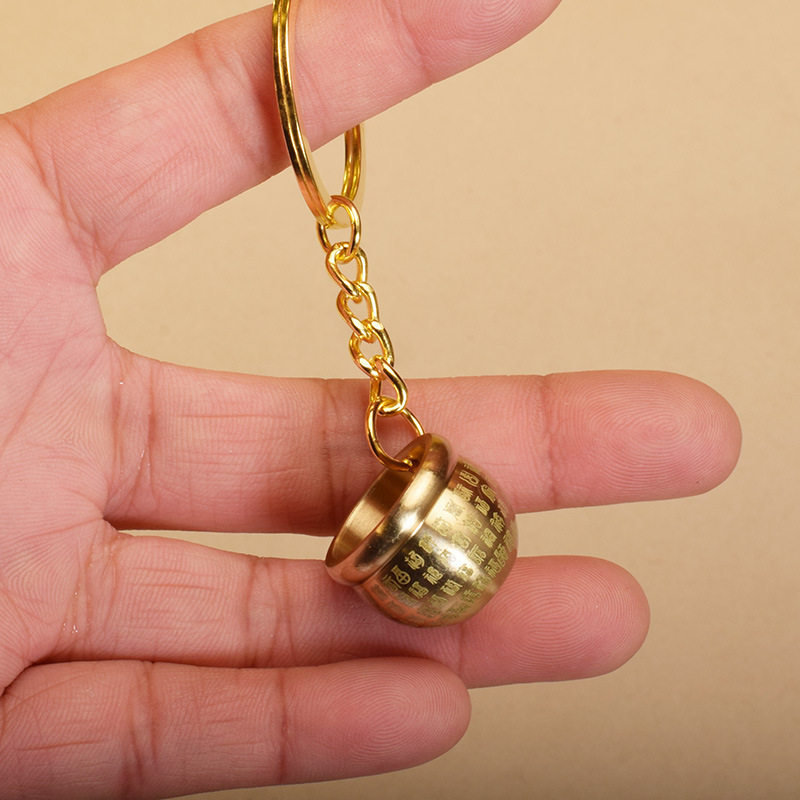 钥匙扣百福缸五帝钱葫芦车锁匙挂件景区小商品地摊一件代发详情5