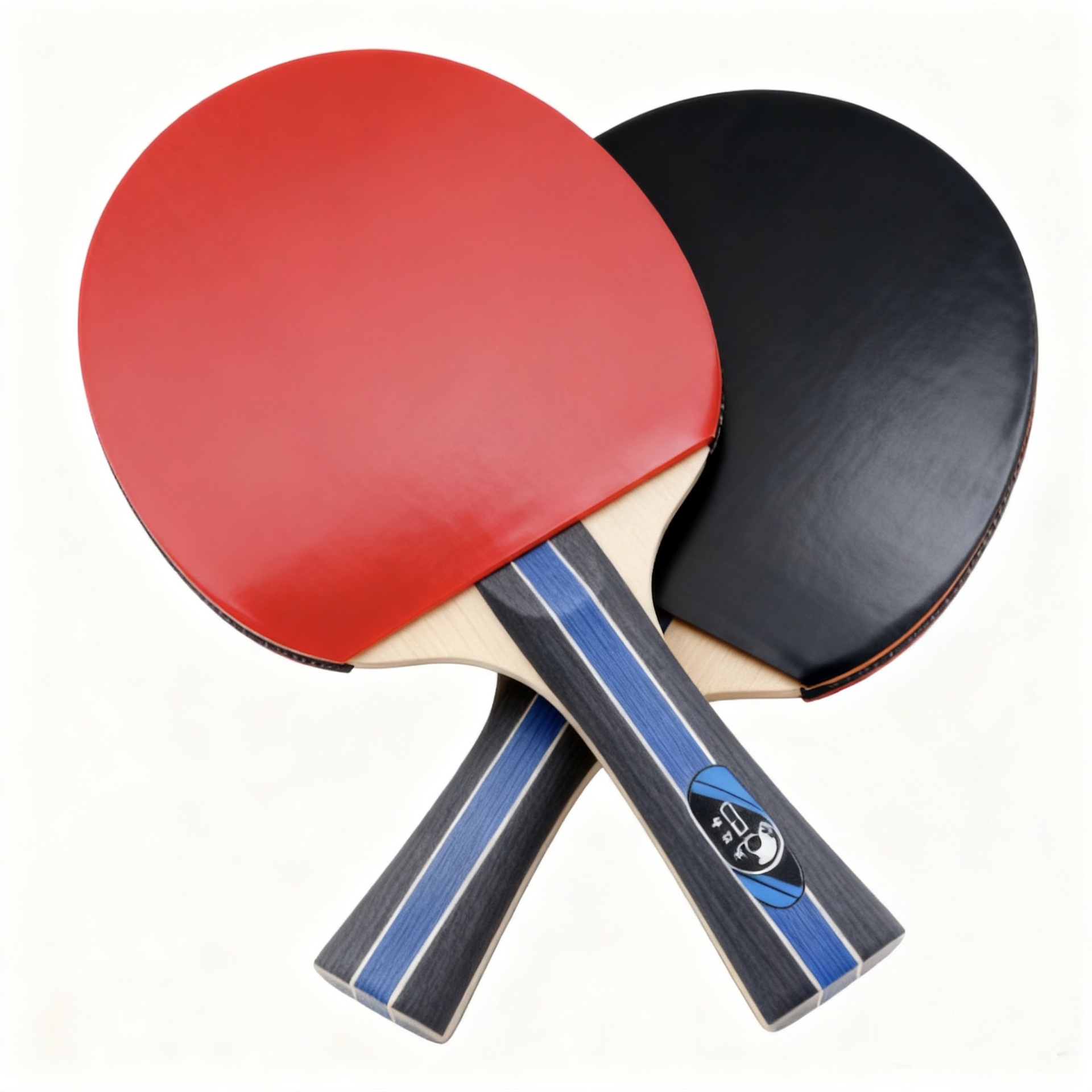 Juego de raqueta de tenis de mesa, doble raqueta 3 bolas en 1 paquete, profesional, fábrica, comercio exterior, una pieza para el cabello, tenis de mesa pic 7