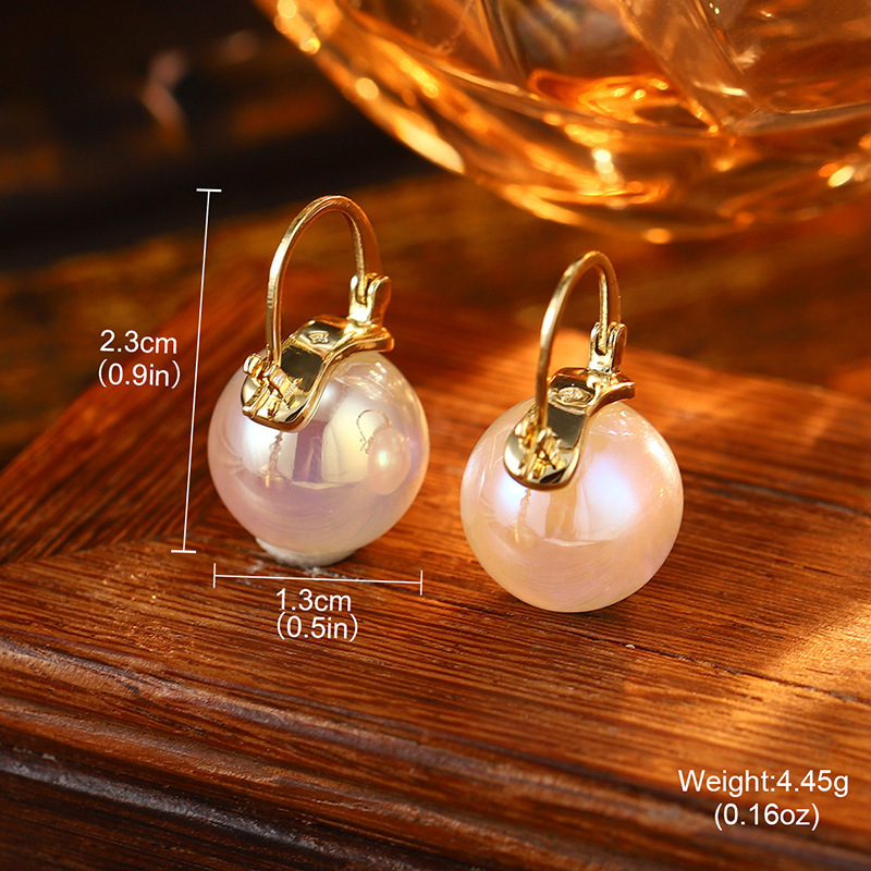 S925银针天然珍珠锆石耳钉花朵流苏多层耳环高级耳饰批发抖音爆款详情32