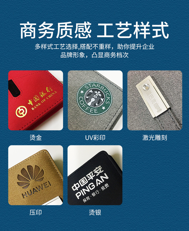 Business gift set, practical souvenirs, insulated cups, notebook sets, event gifts, customized logo gifts, exquisite gift box sets pic 4