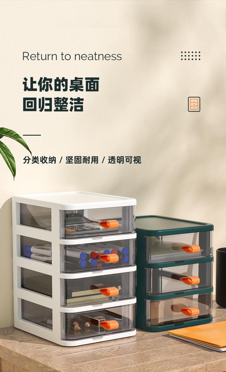 Storage box, desktop shelf, drawer-type multi-layer office storage box, storage box, desk storage and organization box pic 1