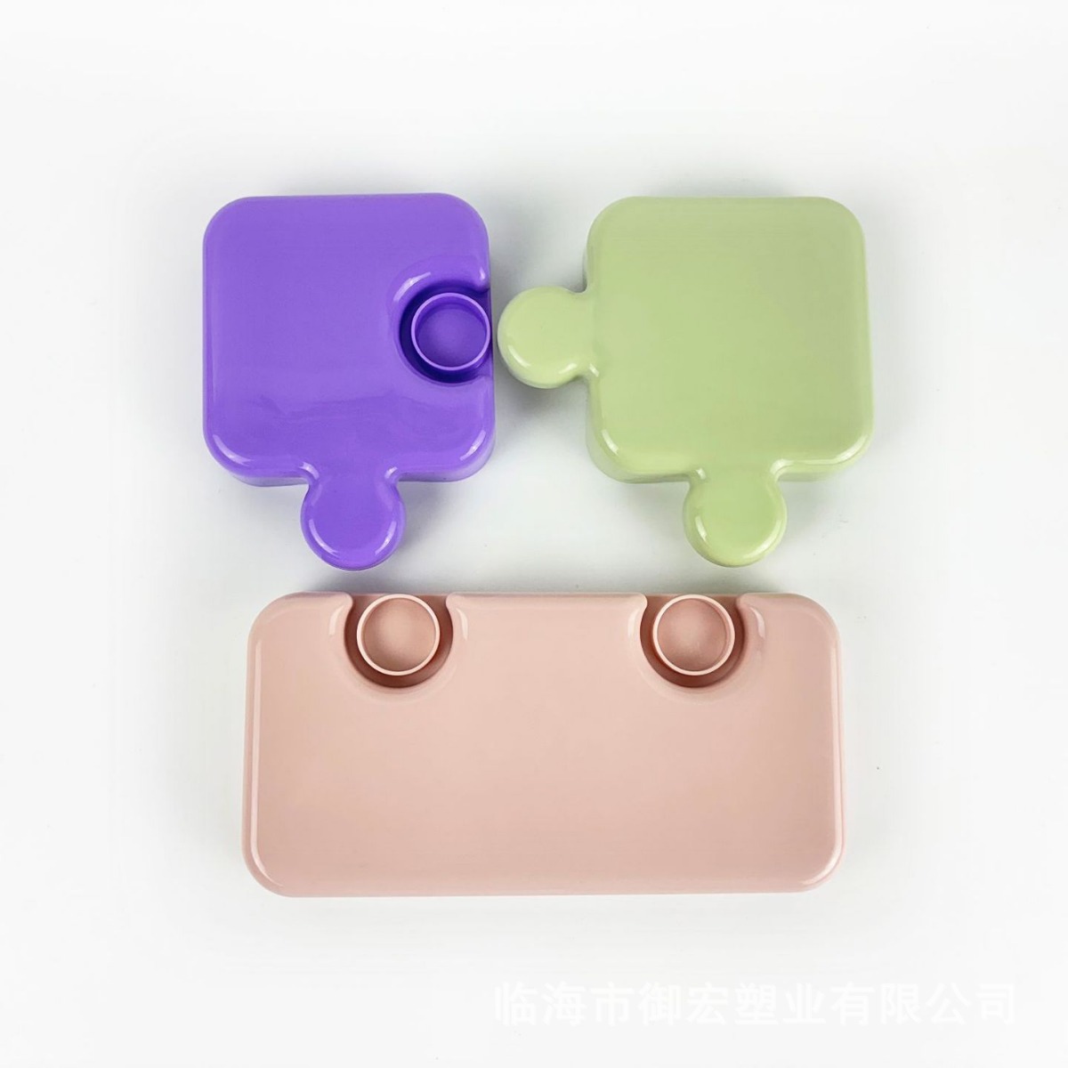 Creative splicing storage box, kitchen desktop sealed storage box, food-grade plastic portioning box with lid, available in multiple colors pic 6