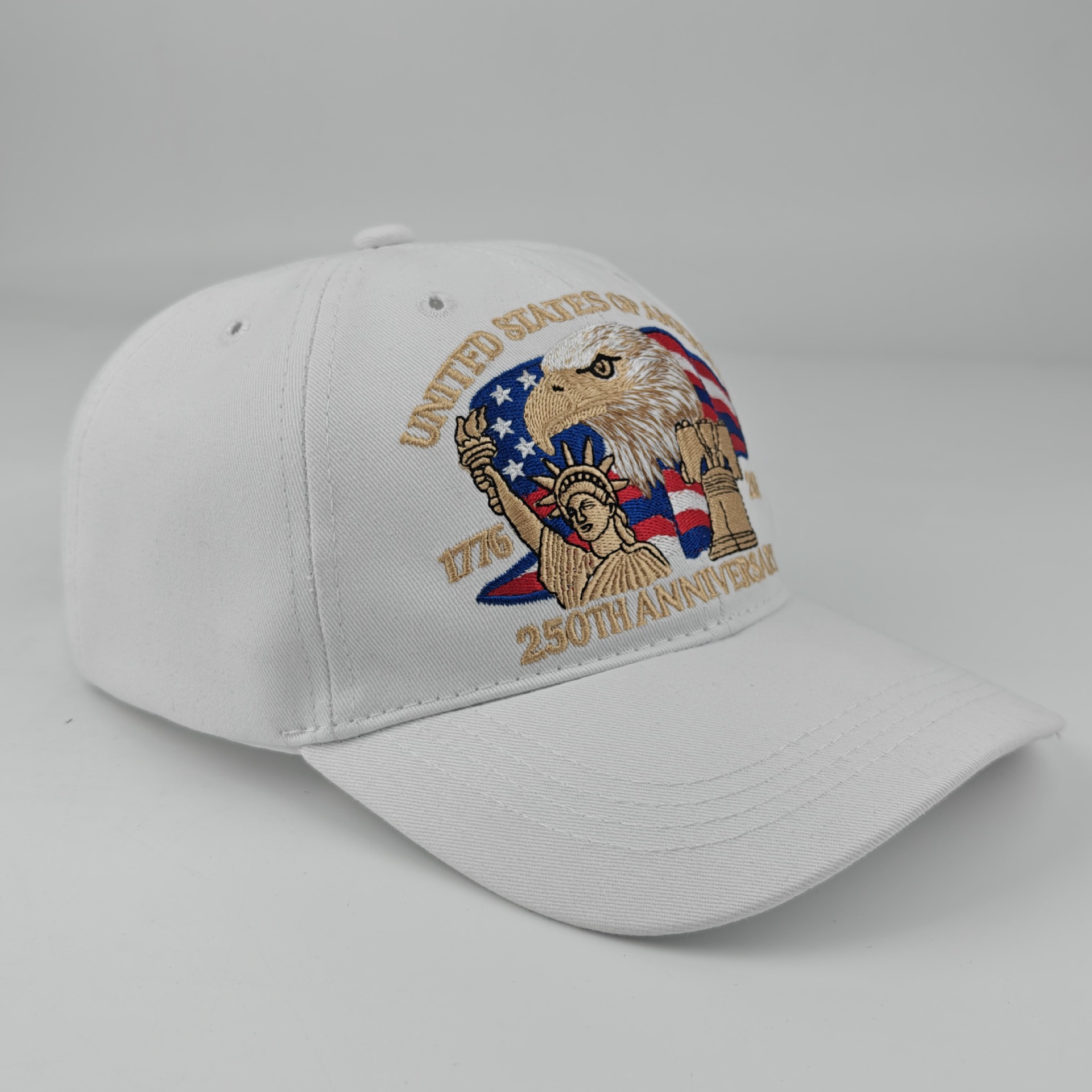 New in-stock American 250th anniversary commemorative baseball cap, three-dimensional embroidered commemorative cap, cross-border headband baseball cap pic 30