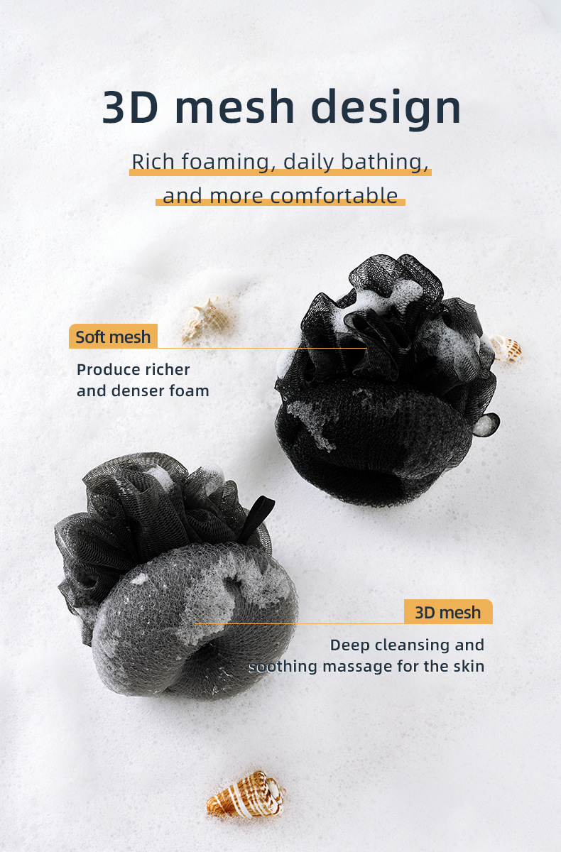 Men's shower ball dual purpose mud rubbing bath towel详情5