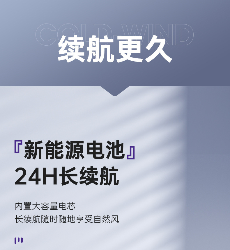 新款跨境桌面高速风扇挂壁数显空气循环扇充电家用大风力JP253详情21