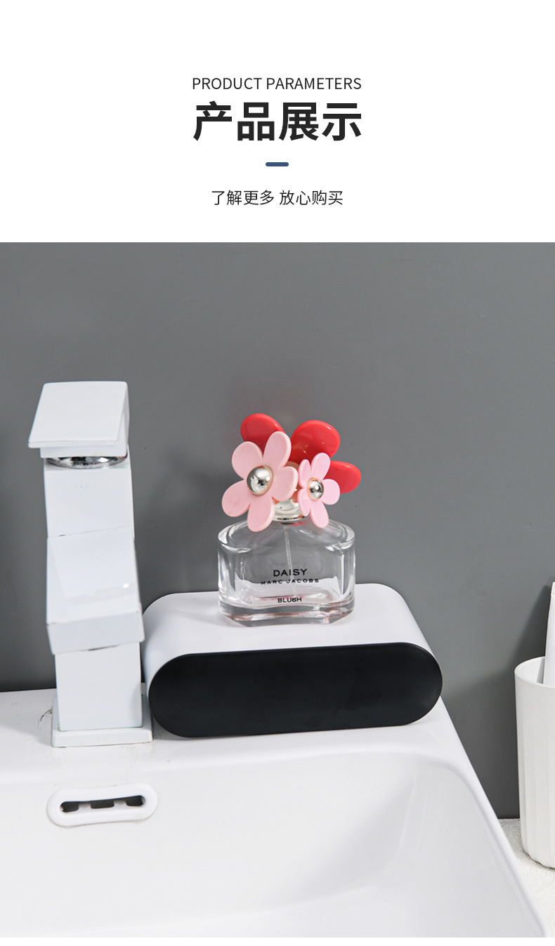 Creative multi-functional draining soap box, plastic bathroom, no-drilling, traceless storage rack, suction cup soap box pic 7