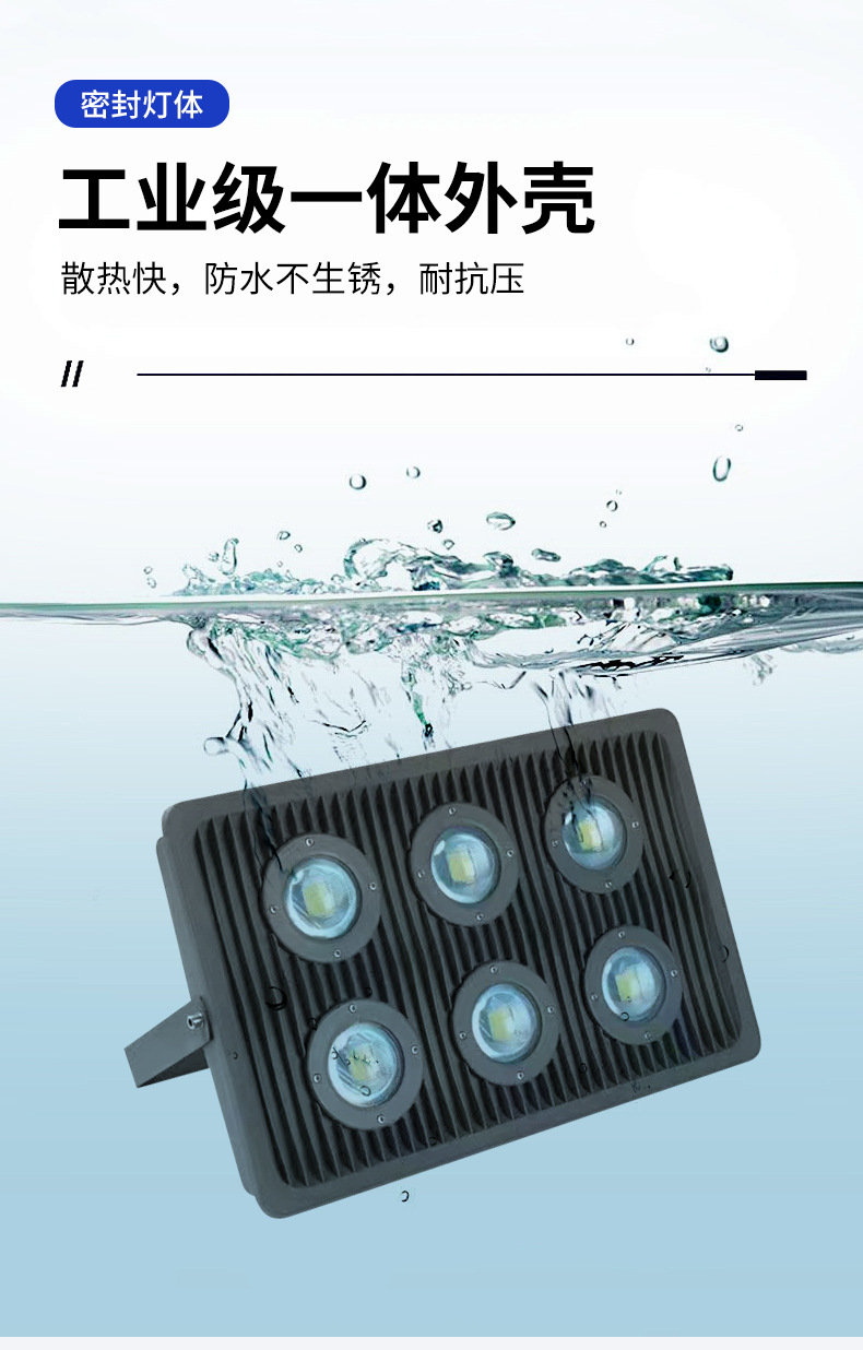 速卖通热卖LED防爆灯一件代发太阳花LED投光灯户外照射灯工厂直销详情4