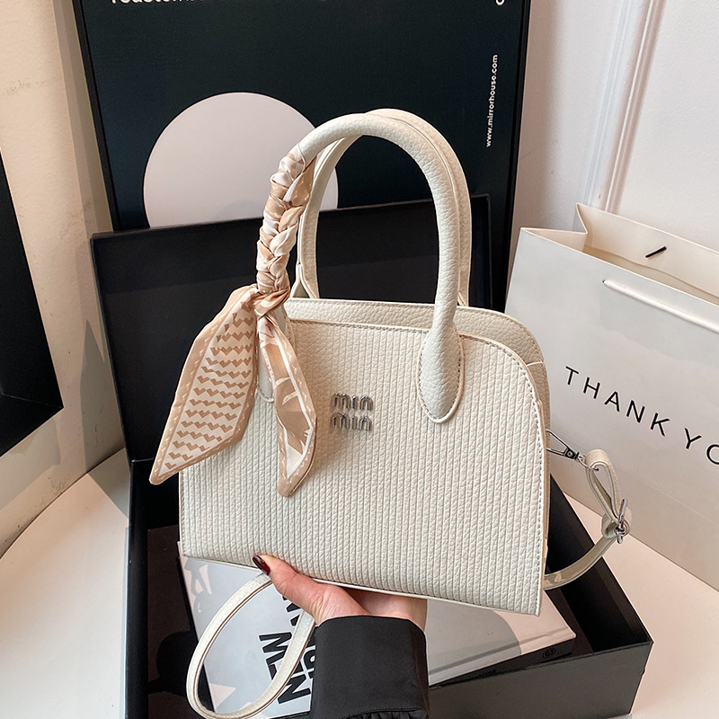 时尚气质包包女2025新款丝巾设计感手提包简约百搭质感单肩包跨境详情25