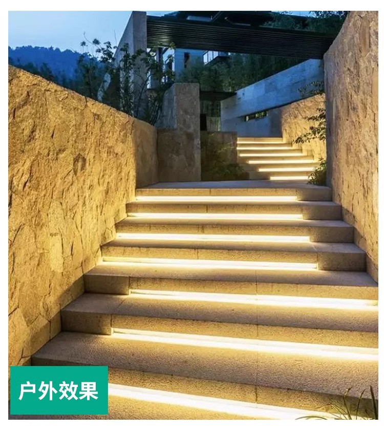 Ultra-thin led light strip 220v ultra-bright outdoor waterproof self-adhesive linear atmosphere home living room ceiling COB soft light strip pic 22