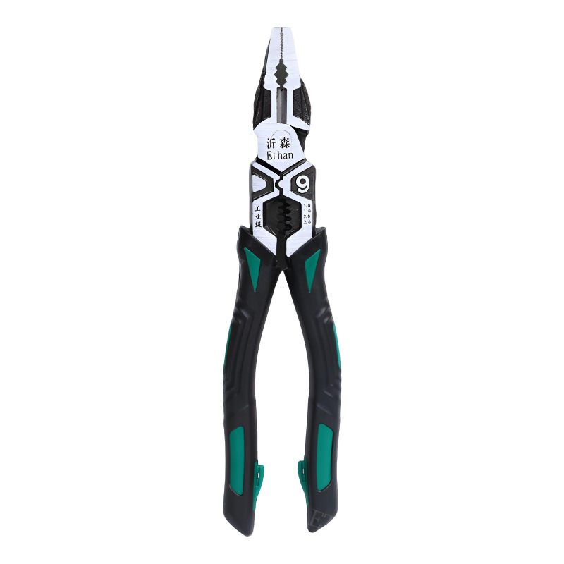 工业级9寸钳子多功能钢丝钳专用剥线尖嘴钳五金工具斜嘴钳批发详情5