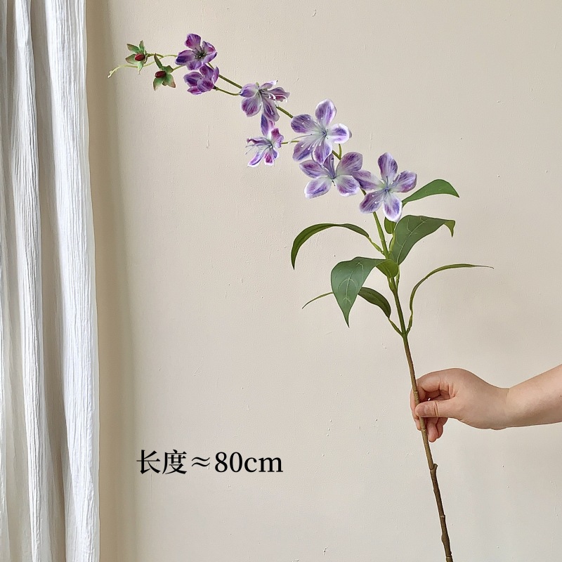 3D打印垂丝茉莉花仿真花海棠花垂吊假花家居软装造景装饰摄影道具详情11