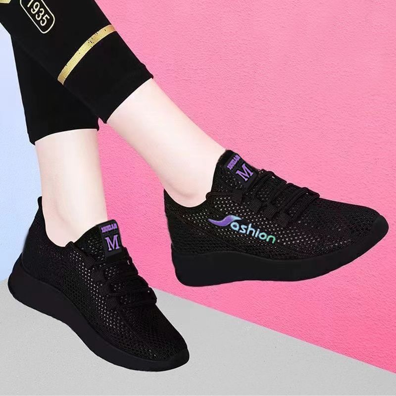 单网透气女鞋防滑软底舒适夏季新款网鞋中老年妈妈鞋久站健步鞋女详情3