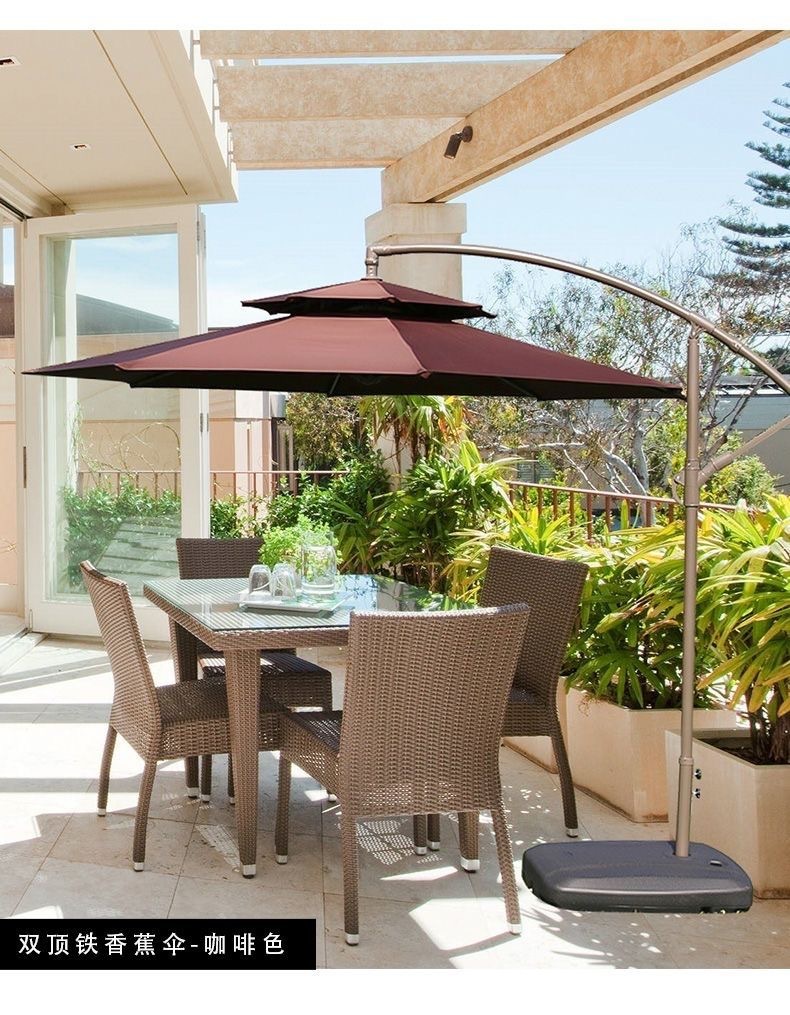 户外遮阳伞庭院伞太阳伞香蕉伞厂家花园折叠伞详情18