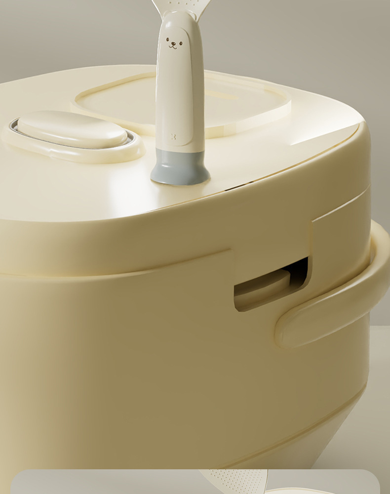 可站立吸盘饭勺小熊立式不粘米饭食品级饭勺电饭煲高品质家用饭勺详情3