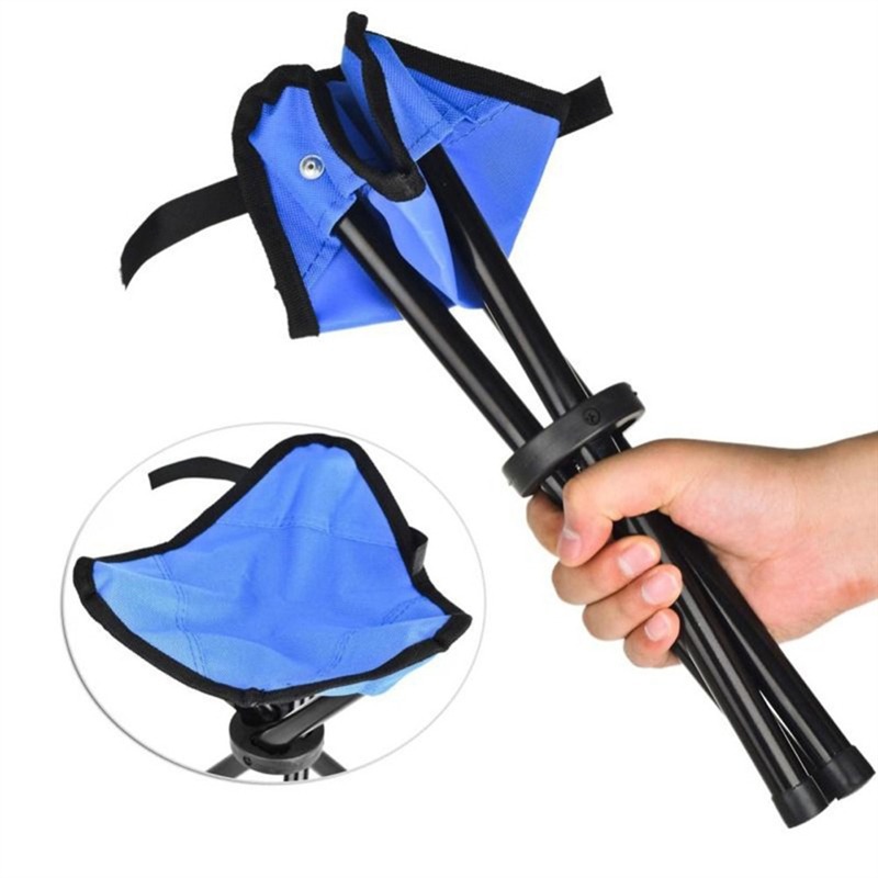 Fishing chair, outdoor folding stool, portable outdoor camping fishing stool, folding triangular stool, ultra-light small stool pic 4
