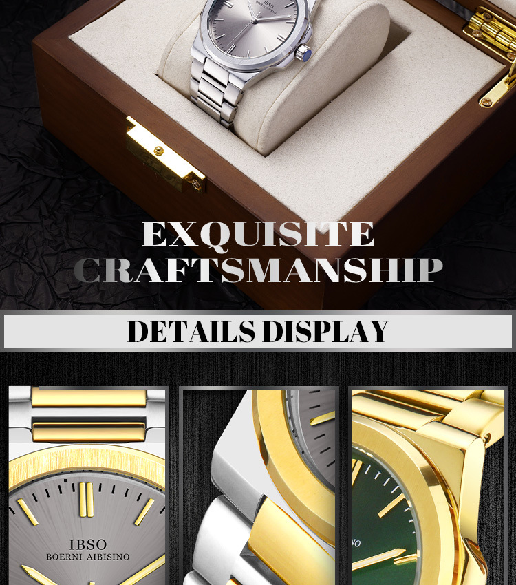 IBSO男士石英表時(shí)尚金屬表帶簡(jiǎn)約商務(wù)男表跨境爆款腕表詳情6