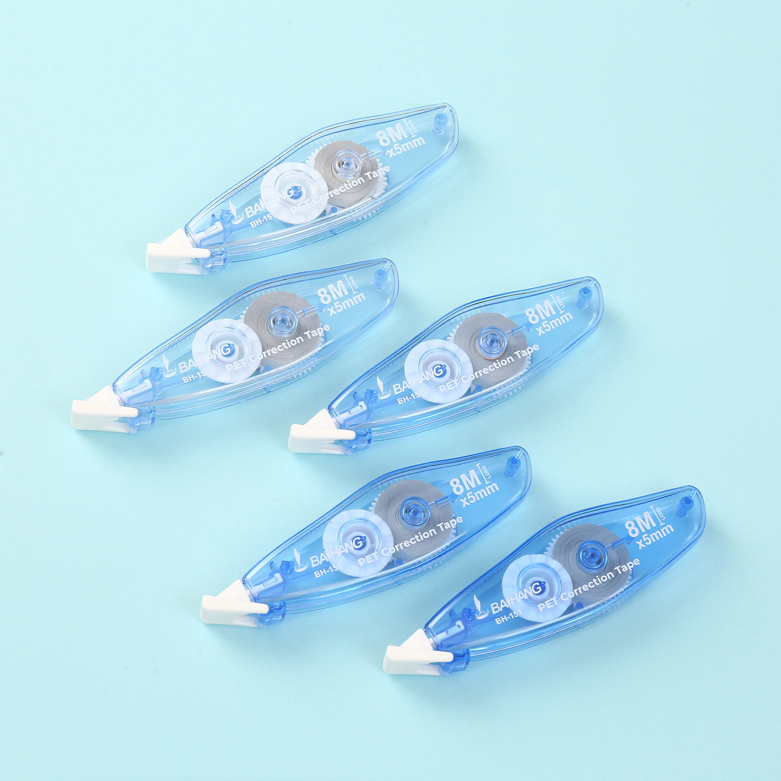 Gradient color correction tape, student examination and office correction tape, high appearance level, no tape jam set, large capacity correction tape pic 13