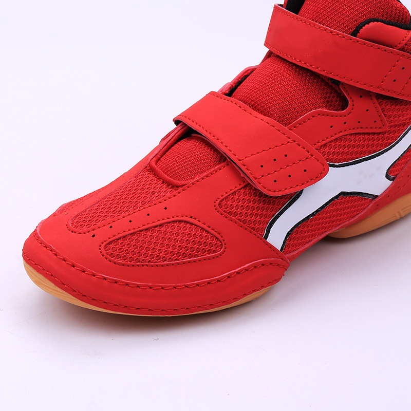 摔跤训练健身比赛儿童成人运动鞋摔跤鞋拳击鞋耐磨透气款男女通用详情9