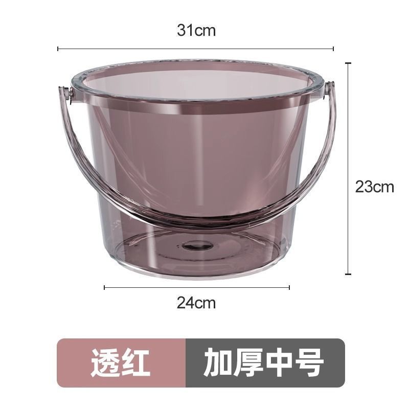 茶花水桶家用储水用加厚塑料桶洗衣手提小水桶学生宿舍用轻详情1