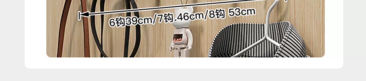 门后挂钩免打孔挂衣架置物衣服收纳架入户门上挂架壁挂衣钩门背式详情16