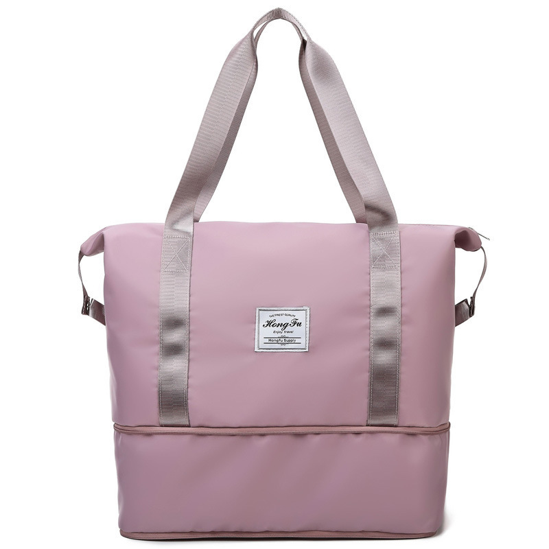 大容量衣物收纳袋便携手提可拓展旅行袋双层超大防水待产包妈咪包详情9