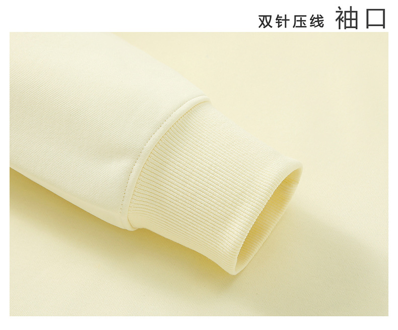 柔软舒适儿童班服印字logo幼儿园校服小学生订做亲子圆领卫衣定制详情8