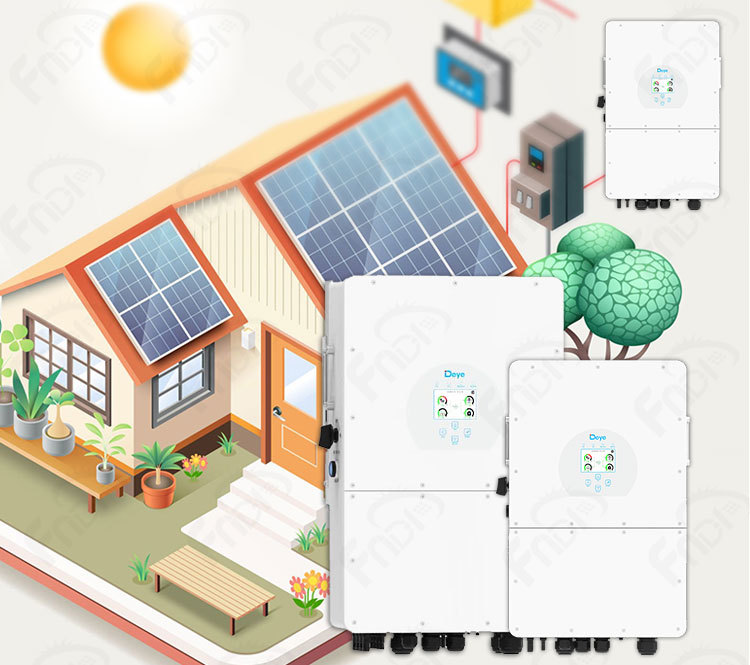 deye hybrid inverter 15kw, 20kw, 25kw three-phase European version solar photovoltaic inverter IP65 pic 2
