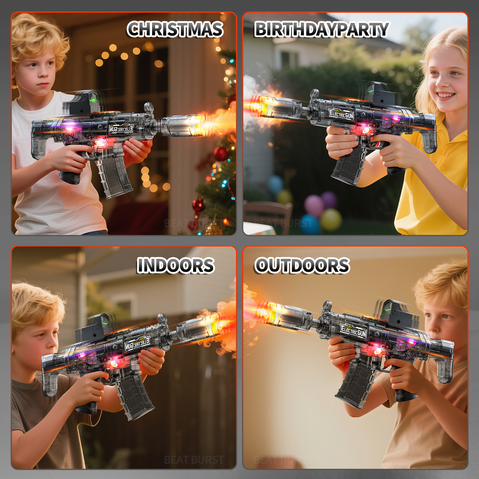 跨境儿童小号手动单发格洛克可发射软弹枪男孩模型玩具枪水弹枪详情4