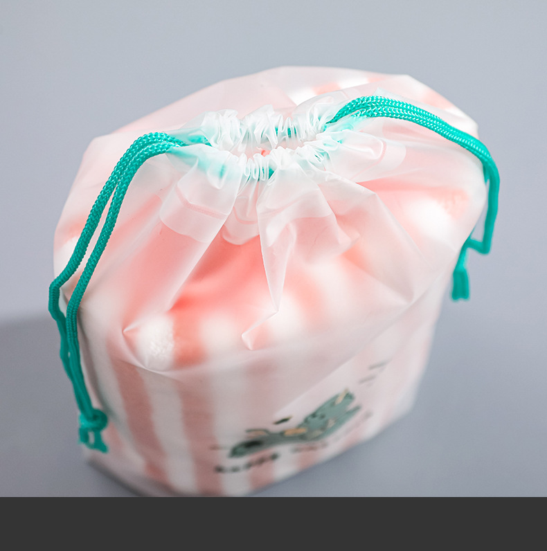 Unicorn frosted drawstring bag, towel and sock plastic packaging bag, PE thickened drawstring bag, underwear packaging drawstring bag pic 30