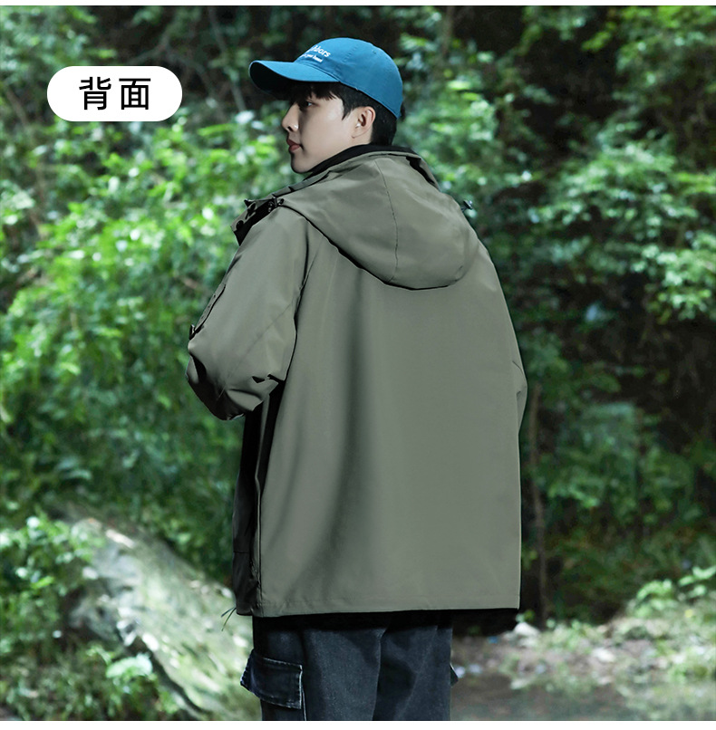 秋冬季户外冲锋衣男三合一可拆卸内胆女加绒加厚登山服夹克两件套详情10