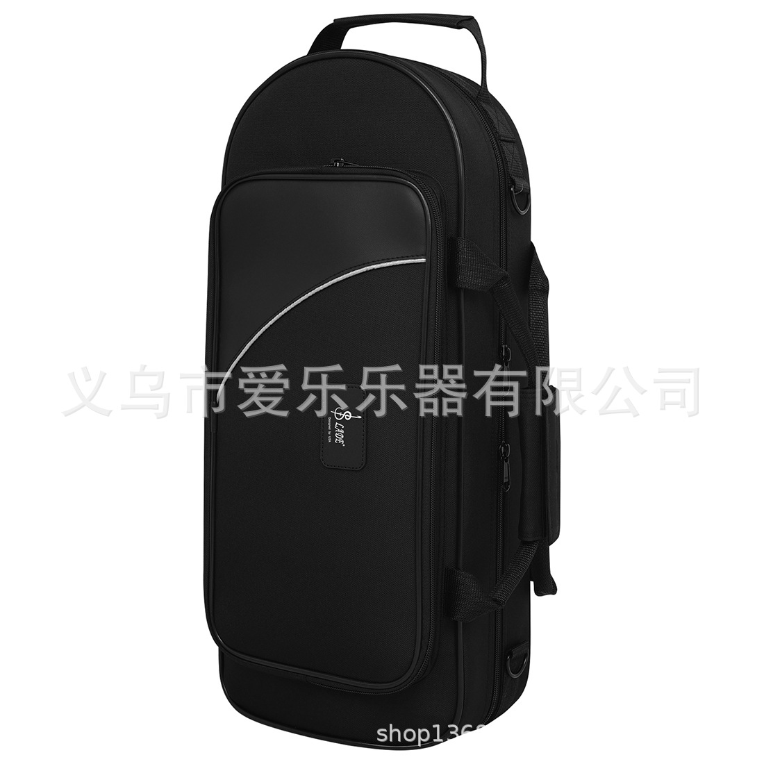 SLADE bolsa de trompeta de tela oxford mochila de hombro resistente bolsa crossbody de trompeta portátil instrumento de viento de metal caja de trompeta pic 7