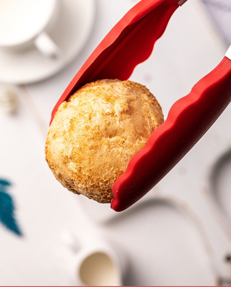 Amazon silicone food tongs, stainless steel food tongs, barbecue tongs, steak tongs, high-temperature resistant kitchen tool tongs pic 20