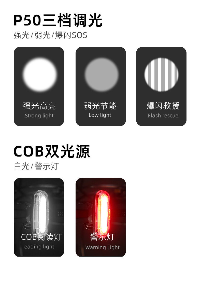 Многофункциональная горелка H20 lightning lightning COB с боковой лампой lightning cob pic 18