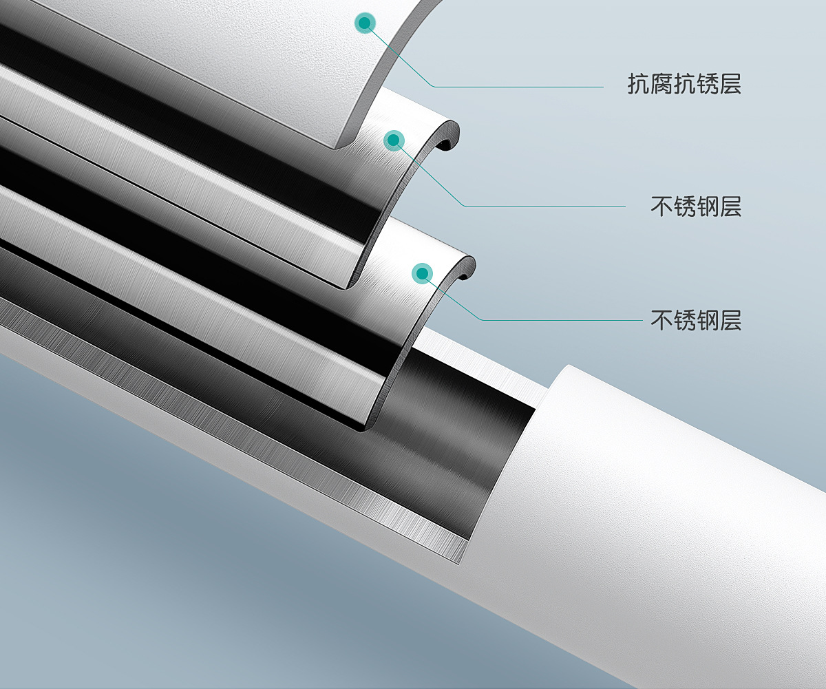 免打孔伸缩窗帘轨道侧装挂钩式静音安装免钉窗帘杆罗马杆滑轨扣环详情6